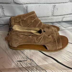 Koolaburra By UGG Santa Barbara Suede Leather Gladiator Sandal Shoe Women's Sz 6